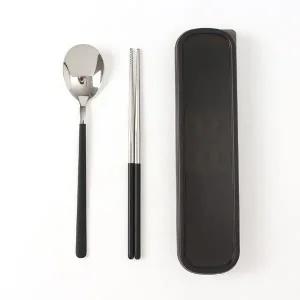 수저세트 휴대용 실버테이블 개인 숟가락 젓가락 (WEBC8A8)