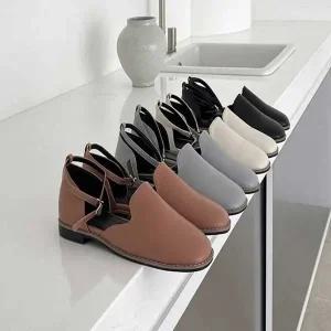 착화감 샌들 발목 스트랩 사이드 오픈 봄가을 데일리 (WFG30O7)