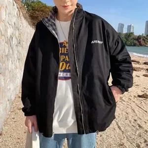 남성점퍼 기본 잠바 오버핏 아우터 가을 롱점퍼 야상 (WFFY9PF)