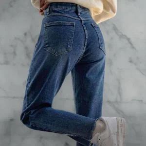 [하프클럽/]여성 캐쥬얼 진 일자핏 슬림 팬츠