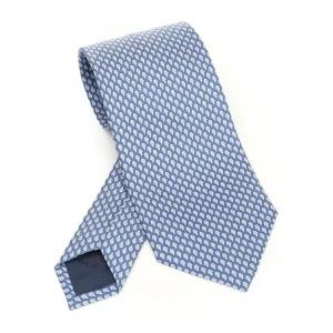 페라가모 마이크로 패턴 내로우 실크 타이 351252784132 002