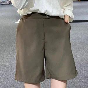 [하프클럽/]면 핫팬츠 신상 3부팬츠 여자핫팬츠 여자반바지 휴가