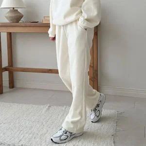 [하프클럽/]스판 세미 여성바지 배기바지 긴바지 면 면바지 신상