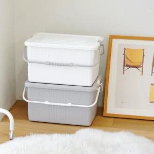 모니카 33L 리빙박스 4P 펜트리 수납 정리 피크닉 나들이 다용도 바스켓