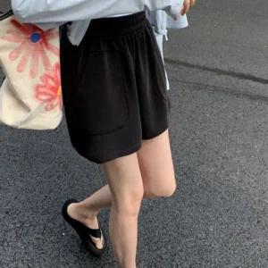 [하프클럽/]이지데일리핏 허리밴딩 포치 하프팬츠