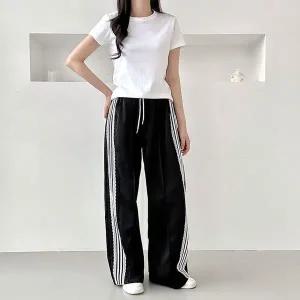 [하프클럽/]아르떼므 프릴레이스베스트 트랙 릴랙스핏 트라우저