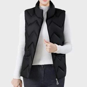 [콩심팥심]가을 겨울 경량 점퍼 수면조끼 보온 누빔 패딩조끼