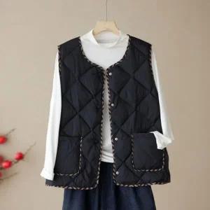 [골드스마일]가을 겨울 여성 패딩 메이즈 조끼 실내 사무실 보온