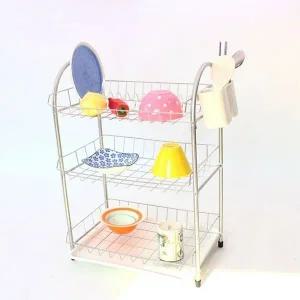 [콩심팥심]플라스틱 물받침 3단 식기정리대 주방용품 주방정리 식기정리대