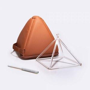 크리스털 피 드 멜카바 세븐컬러 요가악기 투명 삼각대 Crystal Singing