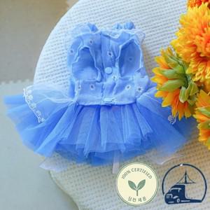 훌륭한 솜씨 반려동물 원피스매력적인 활 장식 편안한 공주 작은개 고양이용 견인력