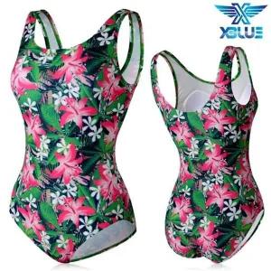 [하프클럽/]XBLUE 여자 아쿠아로빅 원피스 수영복 Z213211