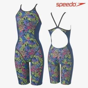 [하프클럽/]스피도 여성 탄탄이 반전신 5부 수영복 Z253785