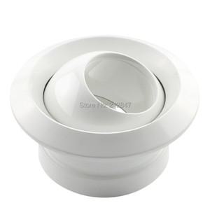 알루미늄 합금 100mm 구형 노즐 중앙 에어컨 환기 조절 가능  원격 제트 신선한 공기 시스템 배출구 밸브