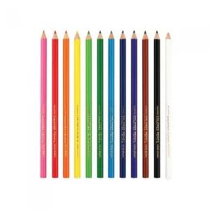 [셀러에이드]문화연필 목색연필 단색 흰색 타(12개입) 채색연필 디자인도구