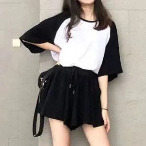 [하프클럽/]여성용 스타일 캐쥬얼 컴포트 허리밴딩 미니스커트 하의코디세