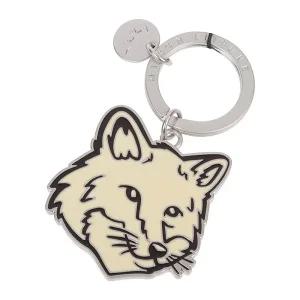 에나멜 폭스 헤드 메달리온 키링 MM06904D AM10020084