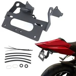 혼다 CBR650R CB650R 2021-2025 CB1000 Hornet 2025 라이센스 등록 플레이트 홀더 브래킷 리어 테일 깔끔한
