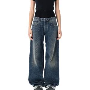 커버드 버튼 플라이 와이드 배기 진 824300TSW71 4011