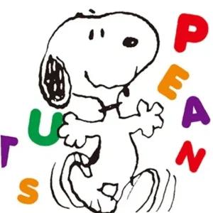 셀프페인팅 댄스스누피 20x20 캔버스화 스케치 드로잉