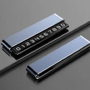 ksr 차량 시크릿 듀얼 주차 번호판 더블 그레이