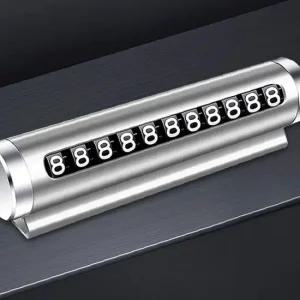 TC 차량용 주차번호판 자동차전화번호판 열방지 실버