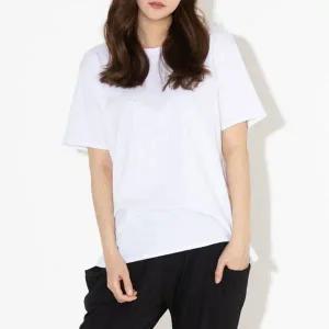 [하프클럽/]데일리 밑단트임레이어링 심플패턴 이지 숏티 티