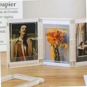 마그넷 폴라로이드액자 미니 투명 프레임