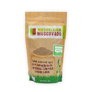 [팜스플러스]유기농 마스코바도 비정제 사탕수수 갈색설탕 1kg [설탕]