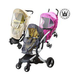 [맘네스트] 디럭스 절충형 휴대용 유모차 전용 방충망 모기장커버