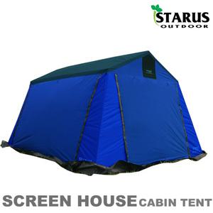 SCREEN HOUSE 텐트 스크린 하우스 캐빈 등산 캠핑 후라이 그늘막 야영 대형