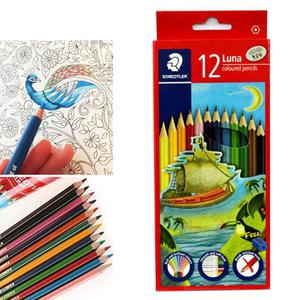 스테들러 루나 색연필 12색 세트 유성 수채 색연필