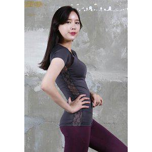 [리나라인]SS17-레이스 라글란 티셔츠