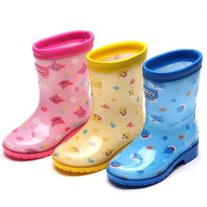 [보리보리/나린키즈]핑크퐁 큐티패턴 장화 유아 아동 어린이 PVC 레인부츠 갯벌체험
