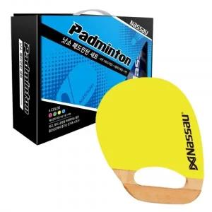 낫소 스포츠 패드민턴 세트 (옐로우) 라켓 야외놀이 공원 실내스포츠