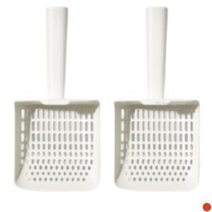 두잇 고양이 모래삽 푸푸 스쿱 위생용품 화이트 X2