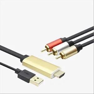 [셀러허브 패션][JHP3S047_51BC]RCA 케이블 HDMI 컨버터 to AV BT965