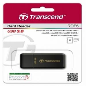 TS-RDF5 블랙 USB 3.0 메모리 카드 리더기