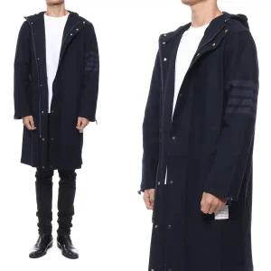 [롯데백화점]톰브라운 21FW 남성 사선 트윌 파카 코트 (MJT284A_06772_415_21F)