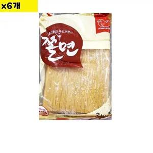 [셀러허브 패션][JHOM583R_52EK]간식 식재료 도매 강원 쫄면사리 2Kg x6개