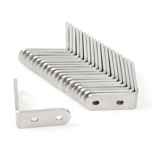 TK (2개) 영달철물 스텐꺽쇠 코너철 20p세트 40X40mm ㄱ자꺽쇠 소형꺽쇠 소형코너철 소형선반대 엘자선반대