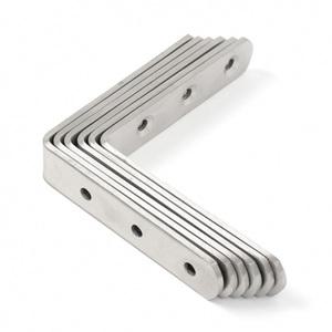 TK (4개) 영달철물 스텐꺽쇠 코너철 6p세트 90X90mm ㄱ자꺽쇠 엘자선반대 L자선반대 막꺽쇠 모서리장석