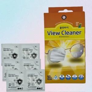 NEW 50매 일회용 안경 닦이/안경 김서림 방지 닦이천 클리너 수건 크리너 액정 세정 극세사 닦
