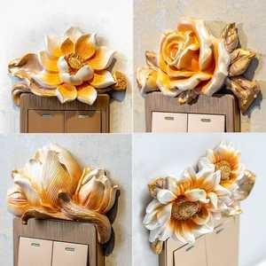 유럽풍 스위치 장식 커버 벽 콘센트 가리개 보호 덮개