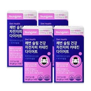 [영진약품] 쾌변 슬림 건강 차전자피 카테킨 다이어트 4박스(56포)