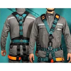 전신안전벨트 낙상 방지 로프 그네식 상체 안전 벨트 5점식 고도 안전벨트