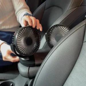 차량용 듀얼 서큘레이터 선풍기 자동차 냉풍 기계 팬 차량용미니선풍기 여름 차량용듀얼선풍기