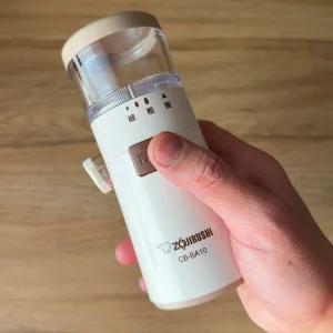 조지루시 전동 깨갈이 자동 일본 그라인더 믹서기 화이트