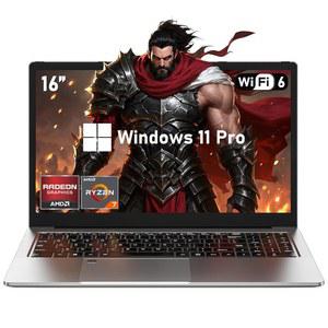 게이밍 노트북, 라이젠 7 5825U 프로세서, 32GB DDR4, 1T SSD, Win 11 Pro, 백라이트 키보드, FHD 디스플레이 1920*1080P, WiFi 6, HDMI, 학생, 사무실, 비즈니스용 16인치 랩탑 컴퓨터 2025