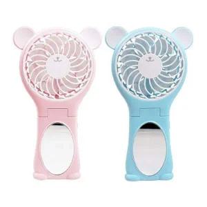 곰 거울 핸디 선풍기 대량 1세트 16개입